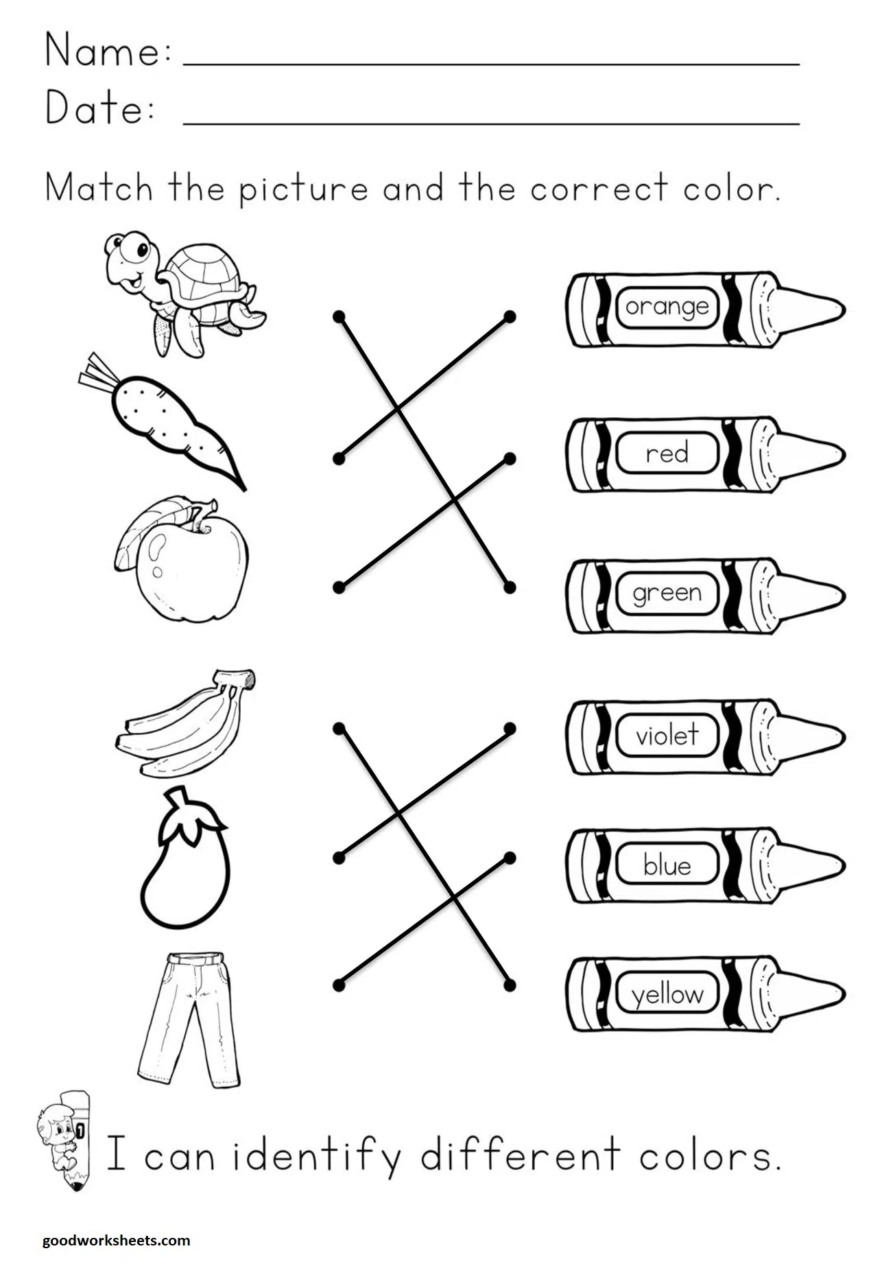 Color Recognition Worksheets For Preschool And Kindergarten Answer Key Color Recognition Worksheets For Preschool And Kindergarten Answer Key