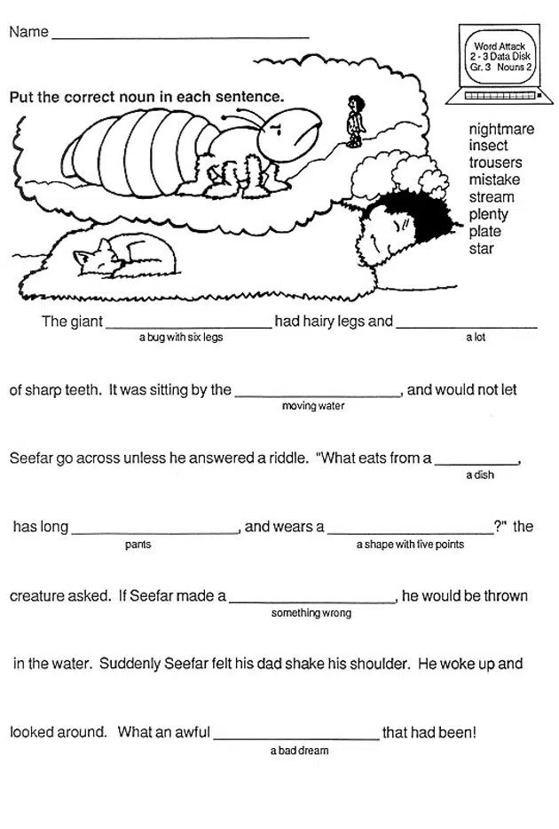Fill The Blank 6th Grade Reading Comprehension Fill The Blank 6th Grade Reading Comprehension