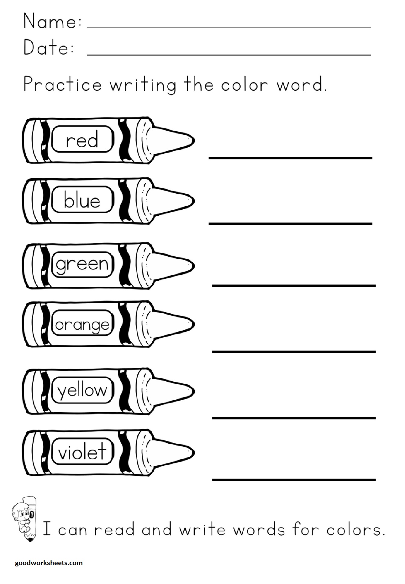 Shapes And Colors Worksheets