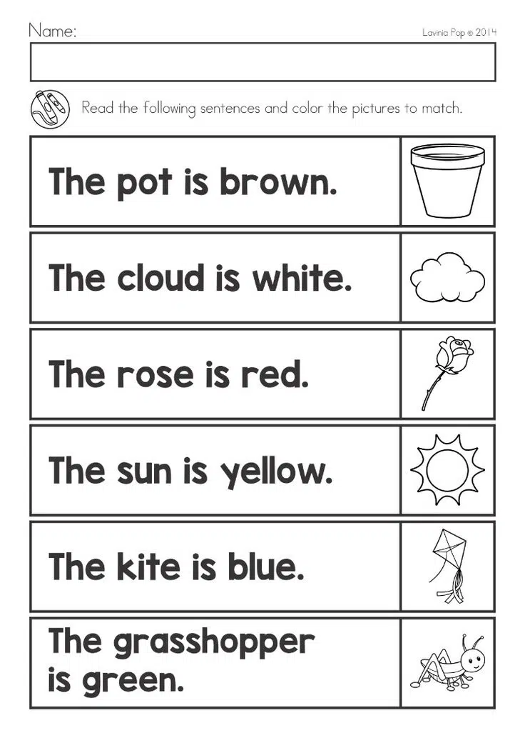 Spring Kindergarten Math And Literacy Worksheets