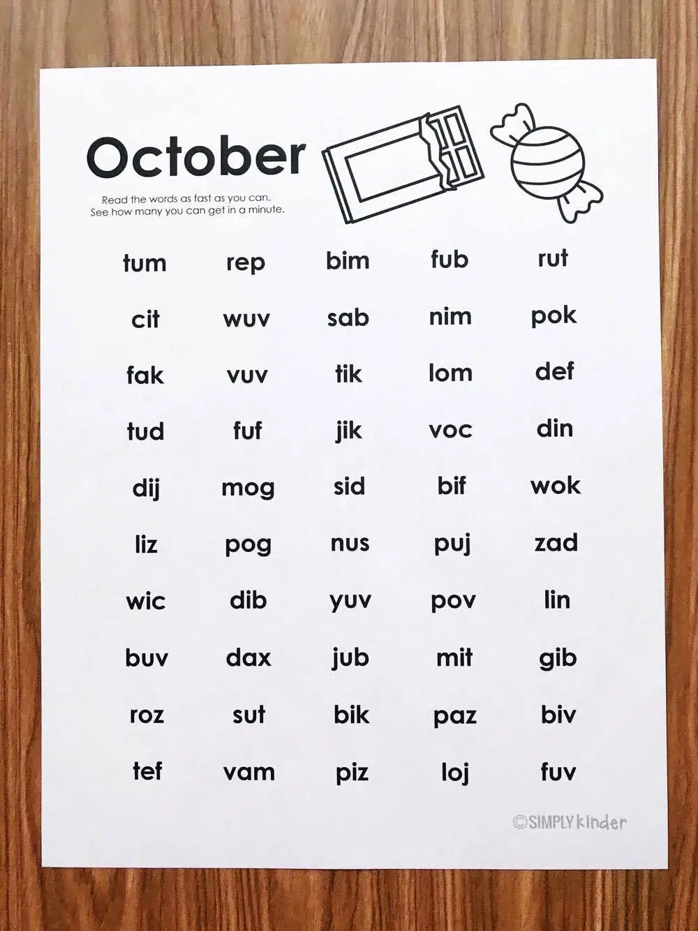 Teaching Nonsense Words