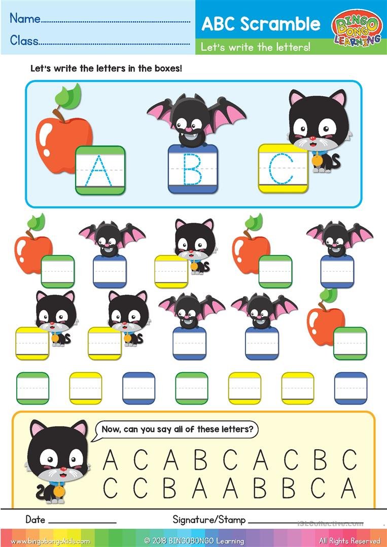 Abc Phonics Scramble