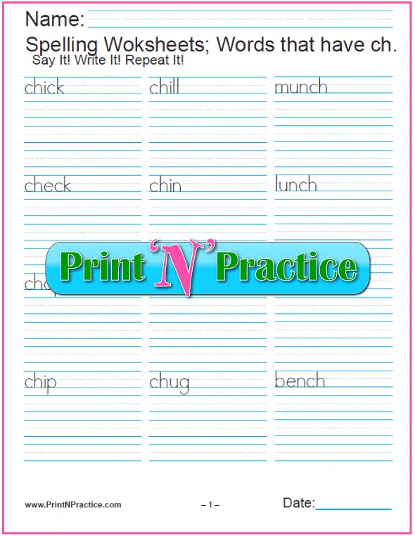 Ch Digraph Phonics Worksheets Ch Digraph Phonics Worksheets