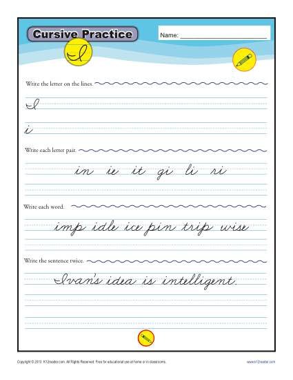 Cursive I