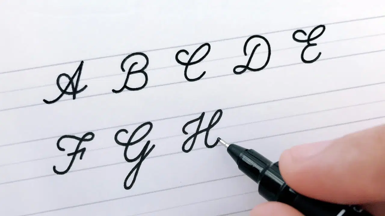 Cursive Writing: Letter A  Worksheets