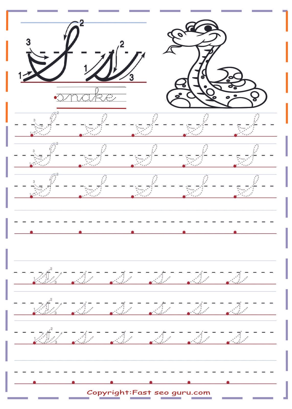 Cursive Writing Worksheets Cursive Handwriting Worksheets