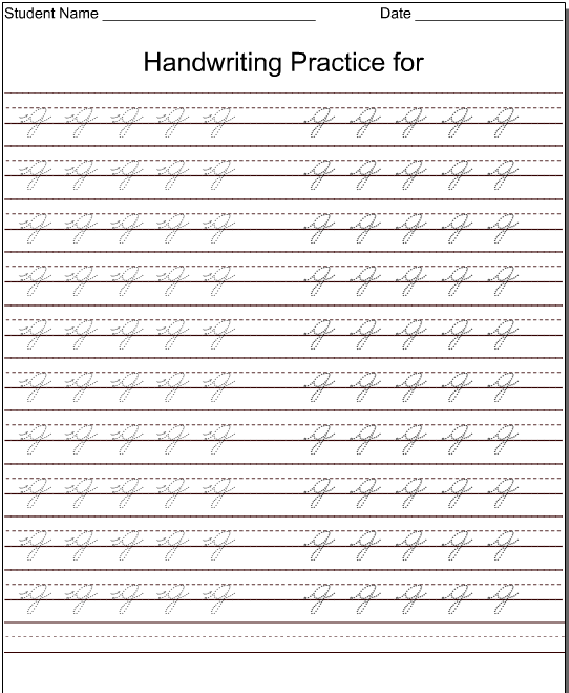 Kindergarten Worksheets Lowercase Cursive