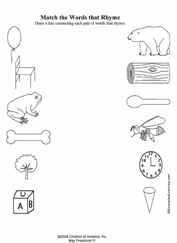 Rhyming Worksheets
