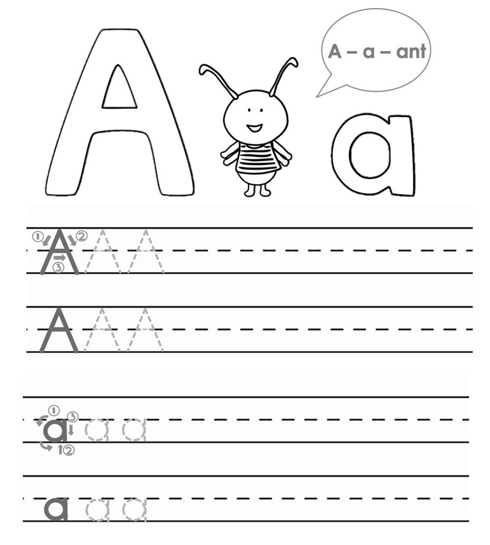 Abc Trace Worksheets