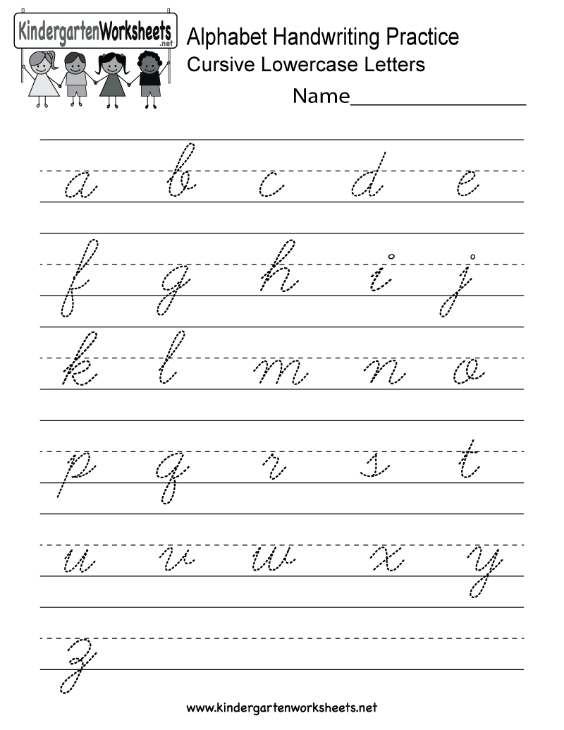 Alphabet Handwriting Practice