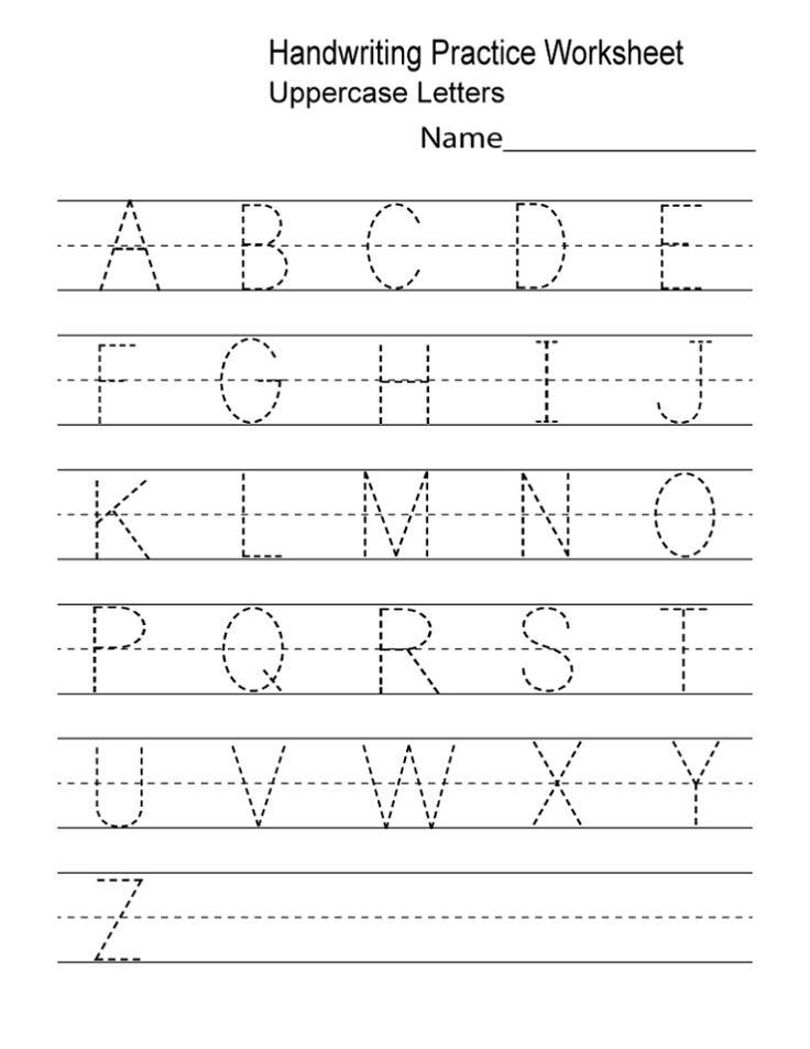 Alphabet Practice Worksheets To Print