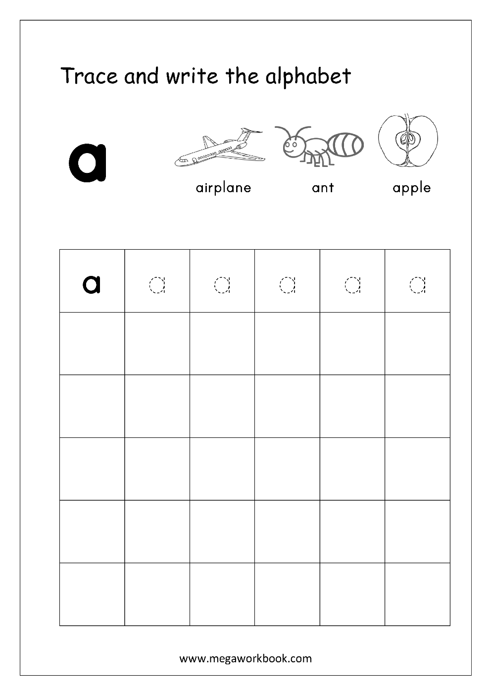 Alphabet Writing
