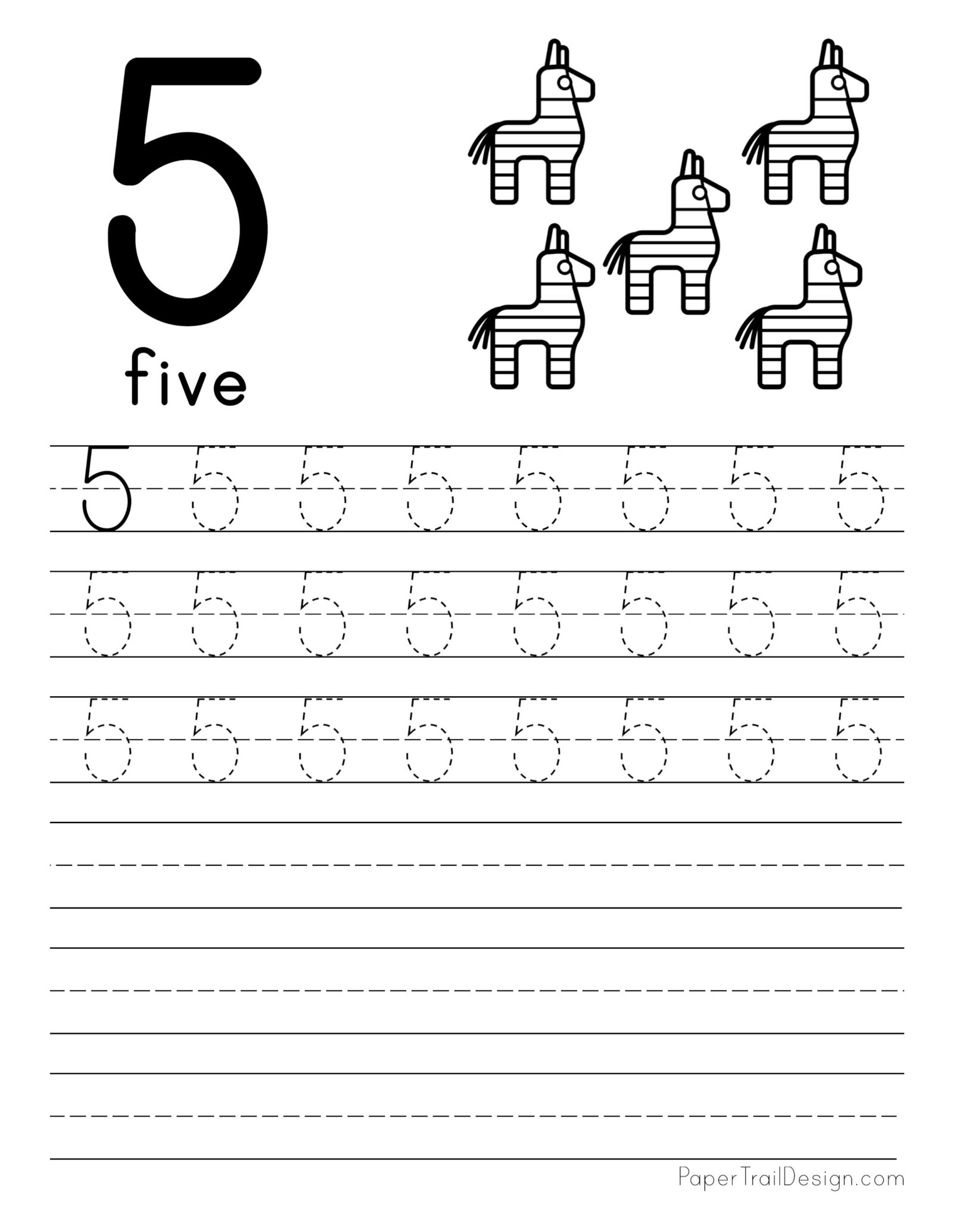 Free Number Tracing Worksheets Free Number Tracing Worksheets