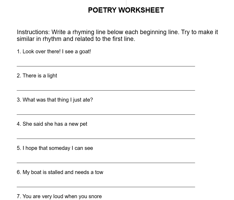 Free Writing Worksheets Free Writing Worksheets