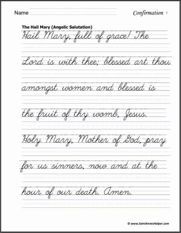 Handwriting Practice Sheets Manuscript Cursive Writing Practice