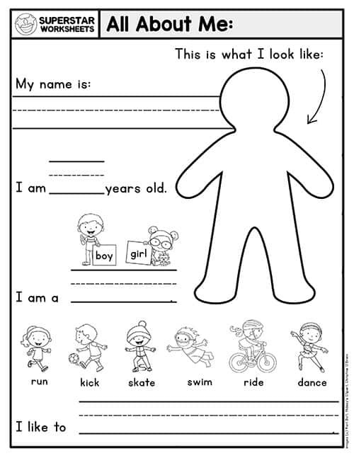 Kindergarten Writing Worksheets