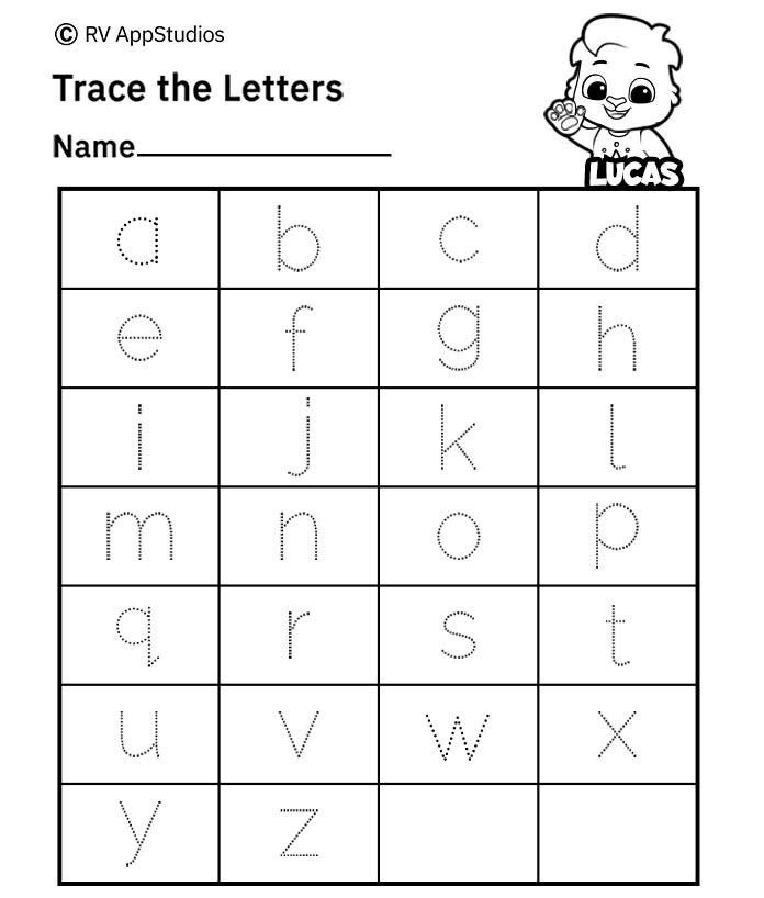 Lowercase Letters
