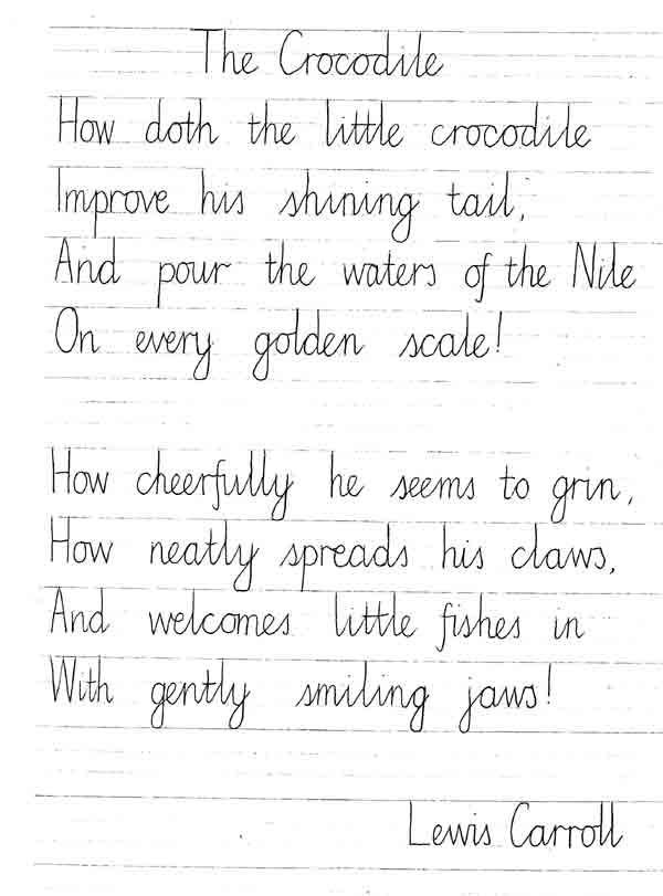 Nelson Handwriting