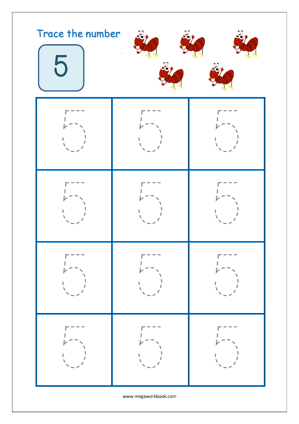 Number Tracing Number Tracing