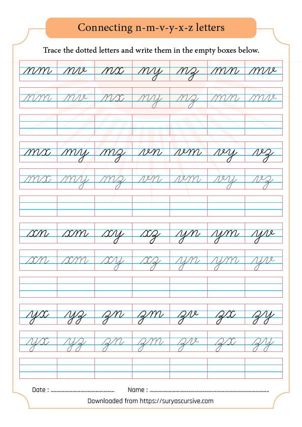 Practice Connecting N Practice Connecting N