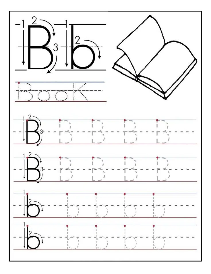 Alphabet Writing Practice Worksheets For Preschoolers