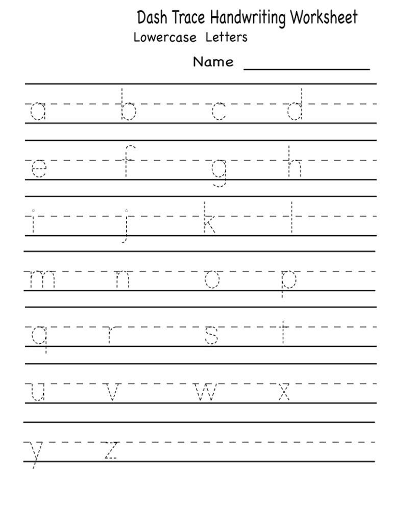 Traceable Alphabet Worksheets A