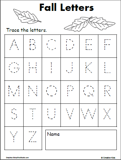 Uppercase Letter Tracing