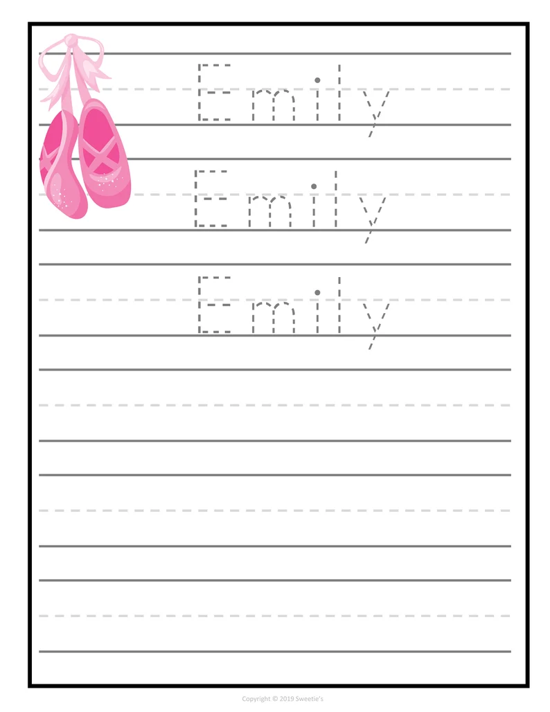 Name Tracing Handwriting Worksheet First Grade Letter Name Tracing Handwriting Worksheet First Grade Letter