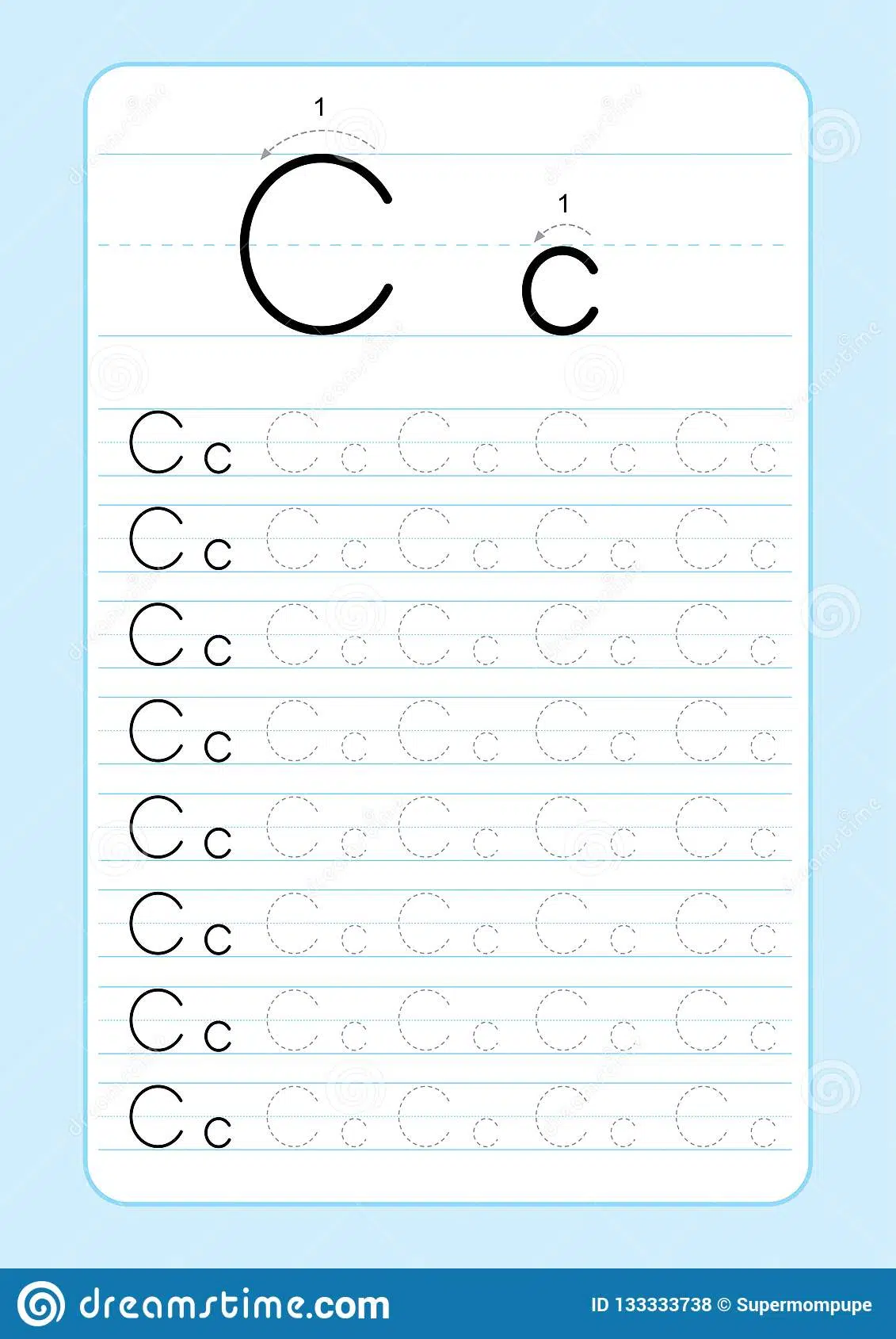 Alphabet Letters Writing Practice Worksheets