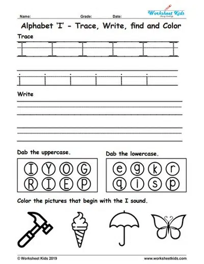 Trace And Write Alphabet Worksheets