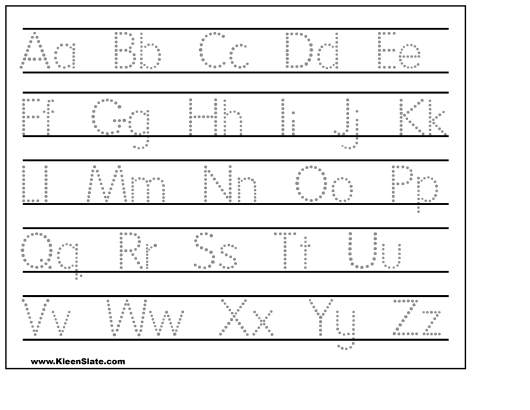 Alphabet Letter Tracing Worksheet Download Printable Pdf
