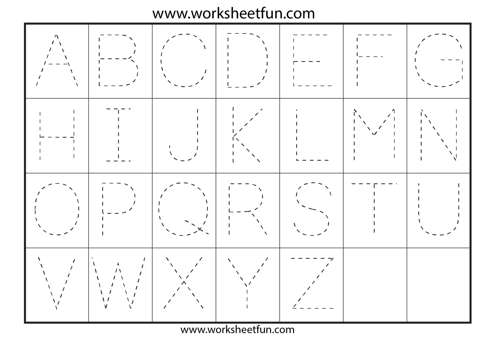 Alphabet Tracing Printables Alphabet Tracing Worksheets Alphabet