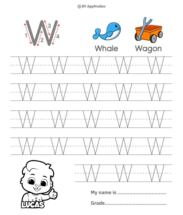 Capital Letter Tracing Worksheets