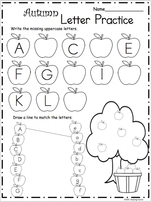 Letter Practice Worksheets