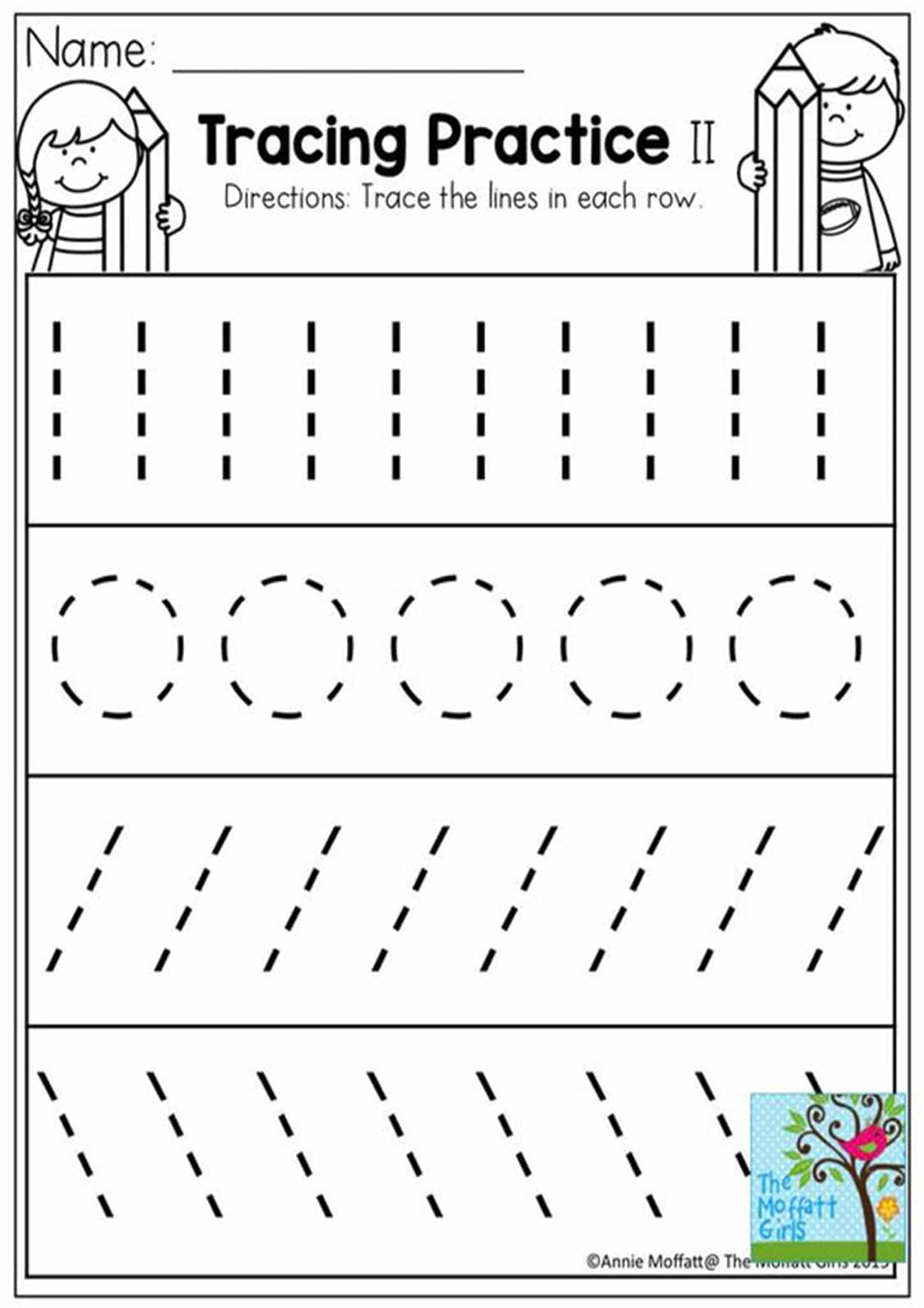 Free And Easy To Print Tracing Lines Worksheets