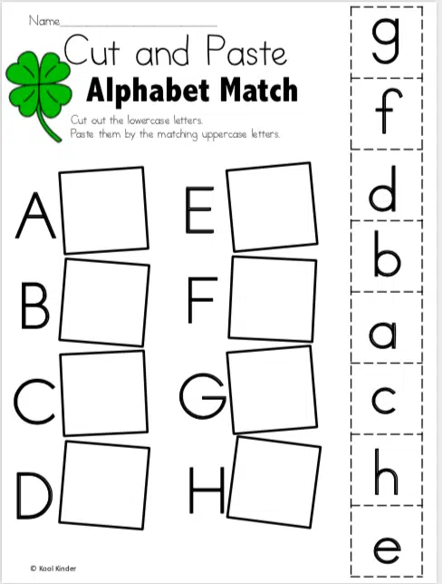 Letter A Worksheets For Kindergarten