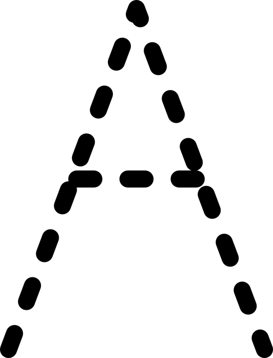 Dotted Alphabet For Tracing Worksheets