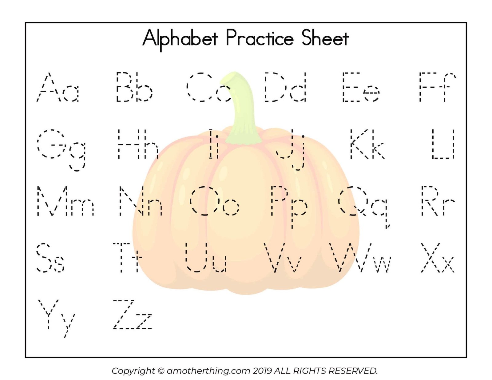 Free Printable Autumn Abc Writing Practice Worksheets Free Printable Autumn Abc Writing Practice Worksheets