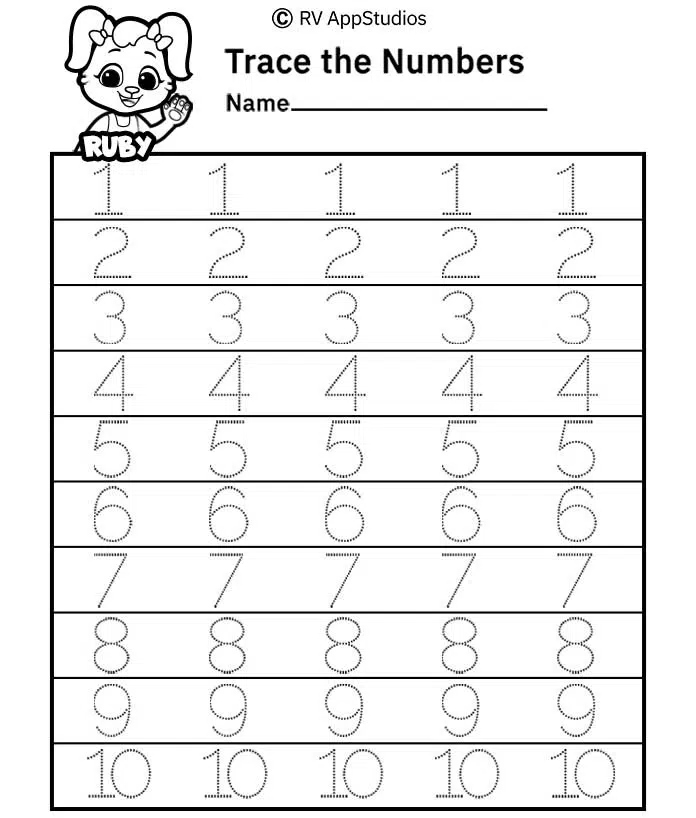 Free Printable Worksheets For Kids