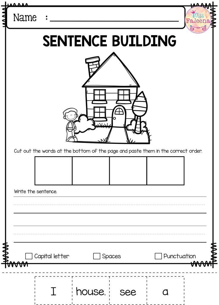Free Sentence Building Free Sentence Building