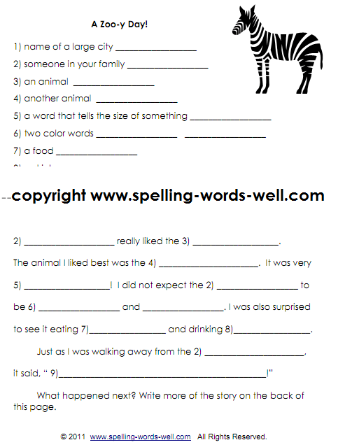 Fun Second Grade Writing Practice