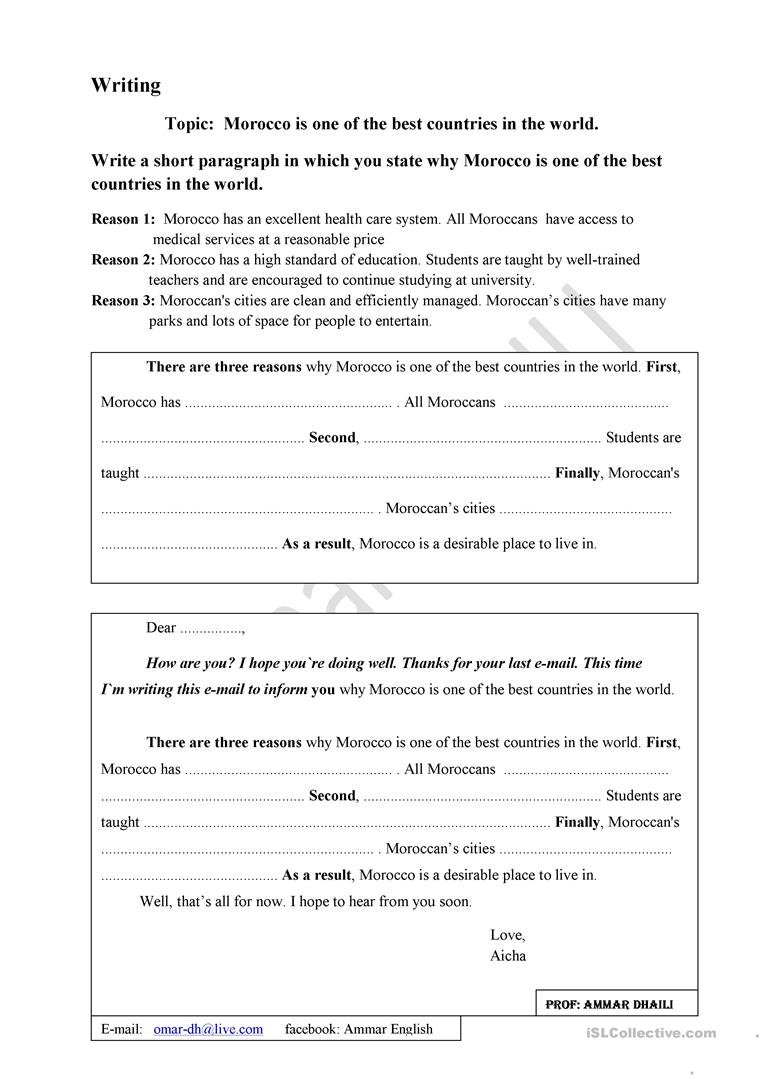 Guided Writing Activity