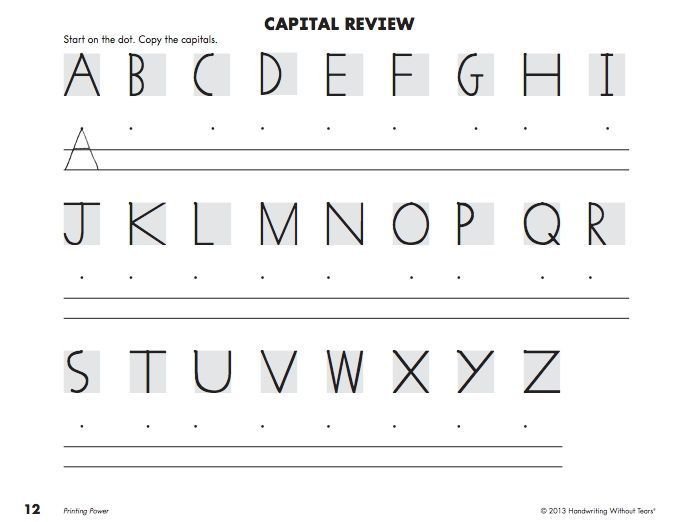 Handwriting Worksheets For Kindergarten Image Result For