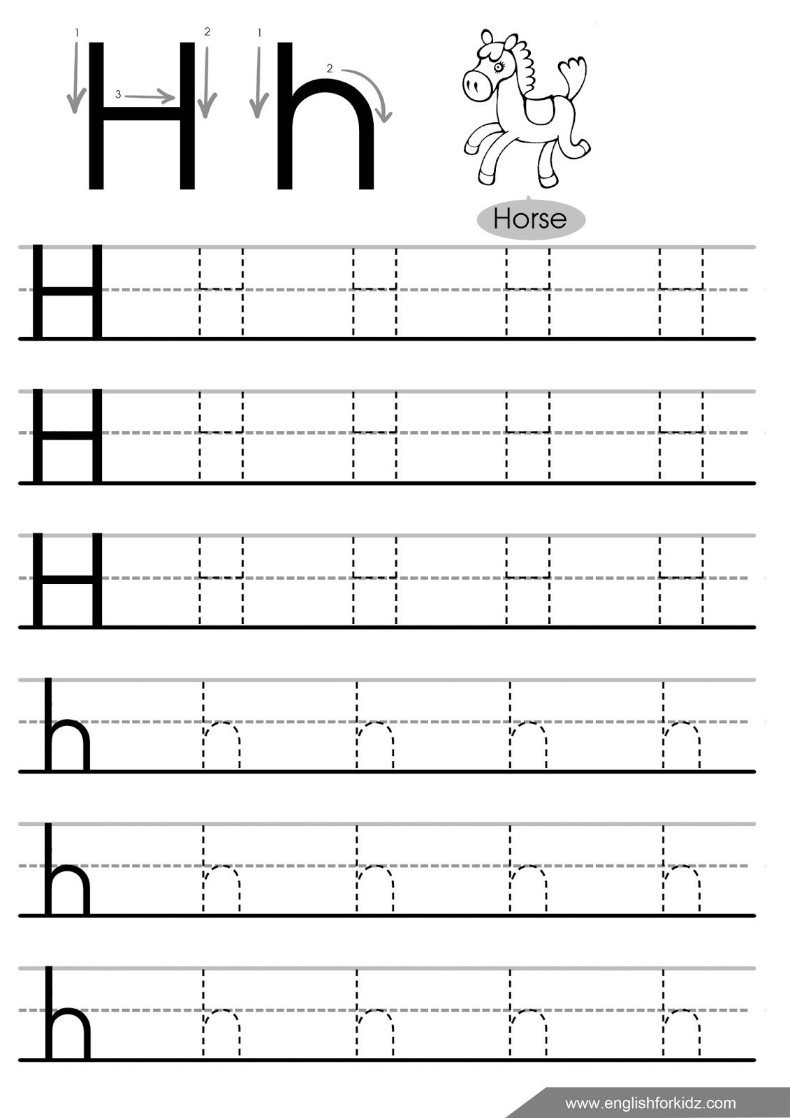 Letter H Worksheets Flash Cards Coloring Pages Letter H Worksheets Flash Cards Coloring Pages