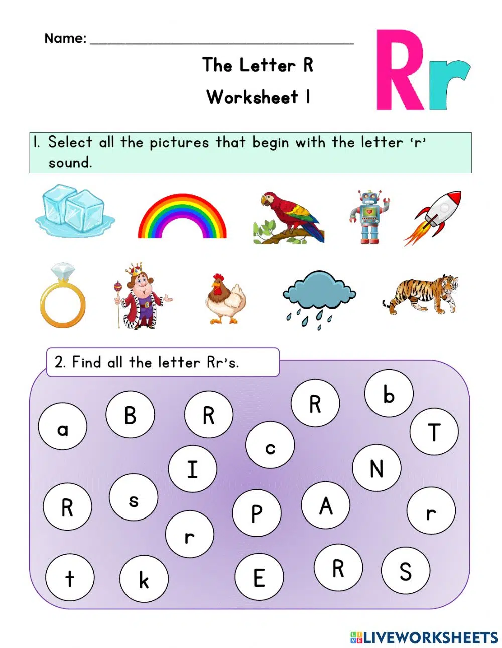 Letter R Worksheet Worksheet Letter R Worksheet Worksheet