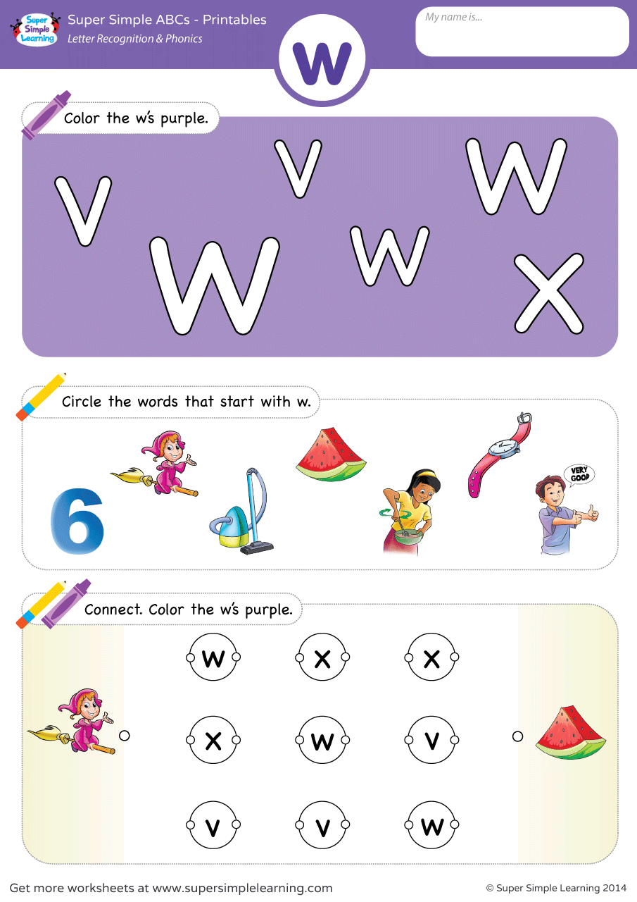 Letter Recognition Phonics Worksheet
