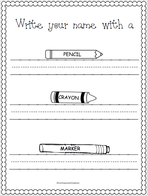 Name Writing Practice Worksheet