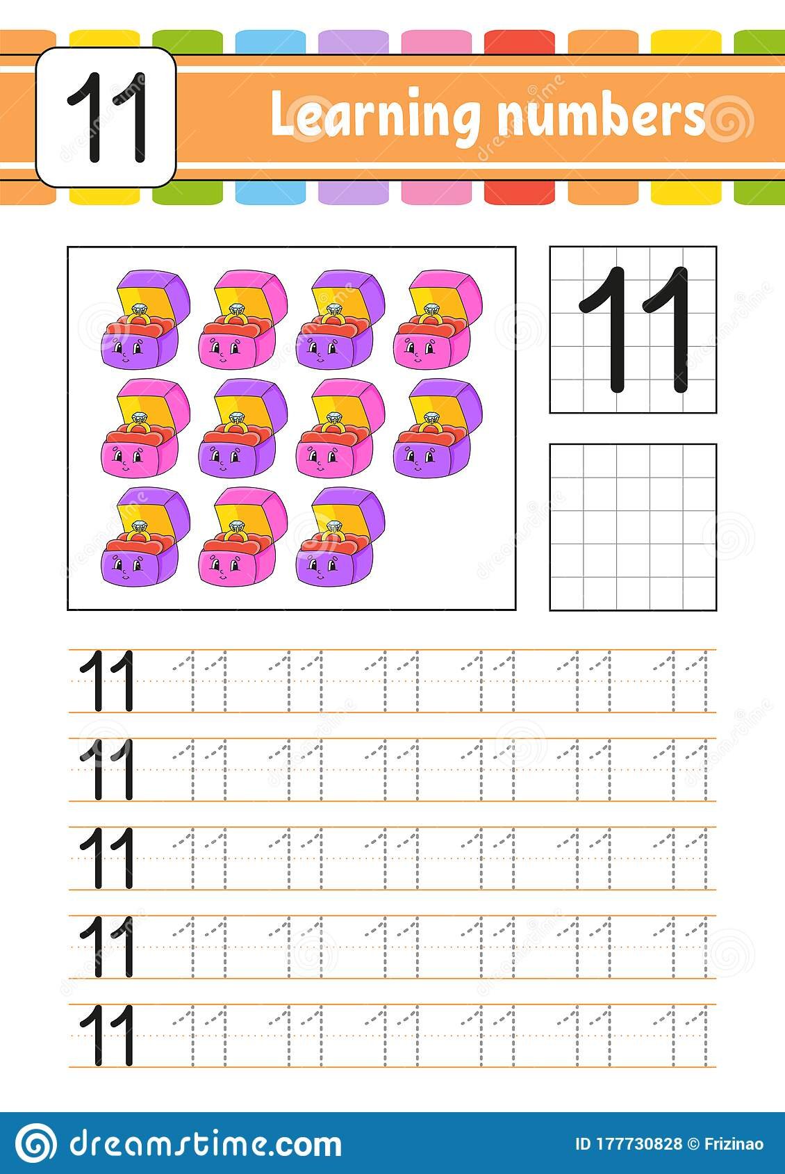 Number Trace And Write Handwriting Practice Learning Numbers