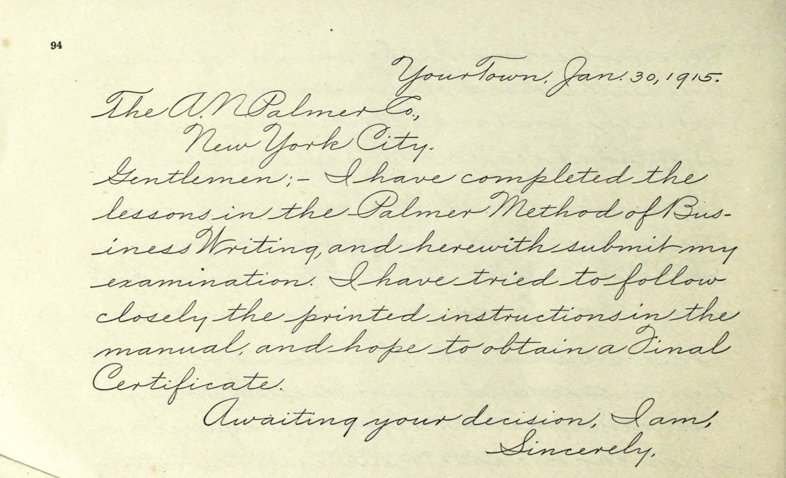 Palmer Method Palmer Method