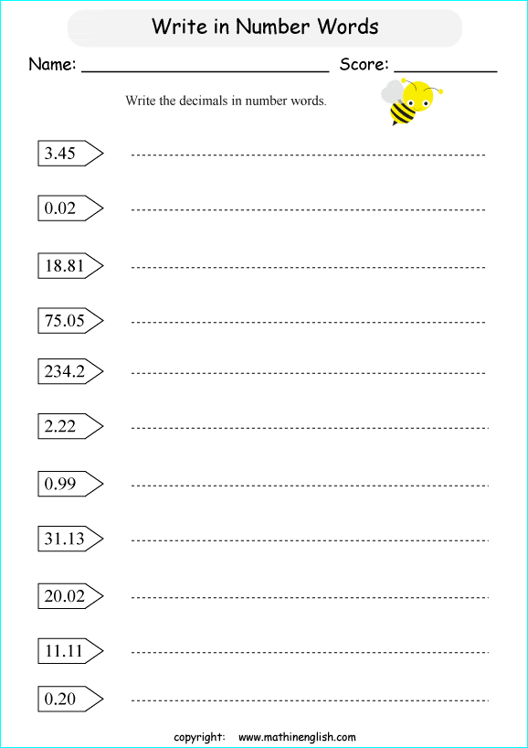 Printable Primary Math Worksheet For Math Grades To Based On